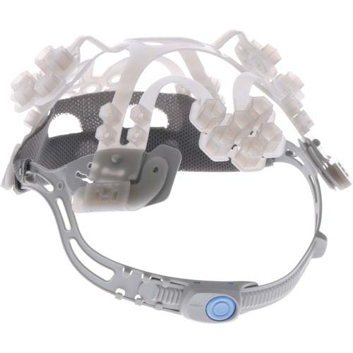 タニザワ エアライト搭載ヘルメット ST#1830-JZ2(EPA) 二層構造高通気タイプ 溝付 ABS製 透明ひさしグレー 帽体マットネイビー(艶消し塗装) 1830-JZ2-V2-MNV-J