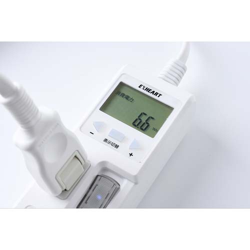 EXHEART 電源タップ 賢く節電スイッチ付きタップ 4口 2m ETA-NWM420-W