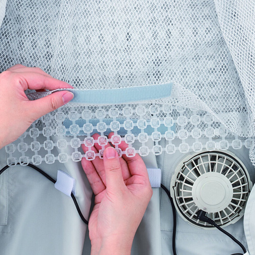 空調服 スペーサー一体型空調服 シルバー 3L KU92130K30S5