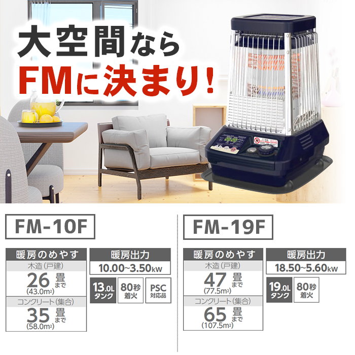 「美品」石油ストーブ ダイニチ ブルーヒーター 2021年製FM-19F(A)