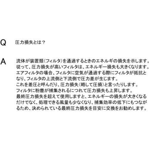KANAI 給気一次用フィルター 50CMX50CM AF150AR-500X500