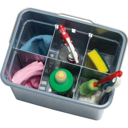 テラモト 仕切付きバケツ2ブルー CE-447-100-3