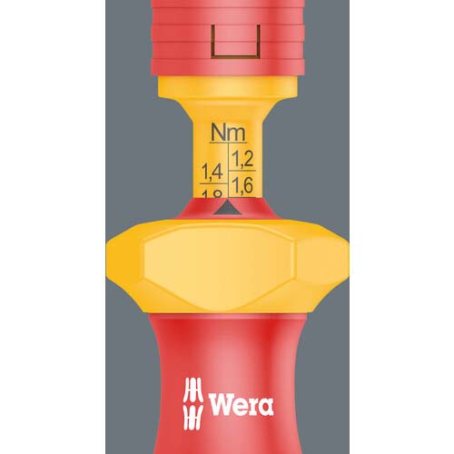 Wera 7440 VDE絶縁トルクドライバー(プレセット)0.3〜1.2Nm 074752