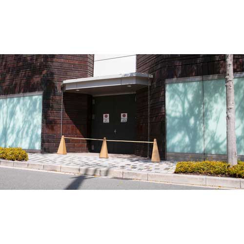 TRUSCO 段ボール製 安全コーン 幅250mmx高さ693mm 厚み3mm DCC