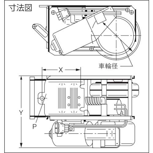 【廃番】テンテキャスター 電動アシストユニット E-DRIVE