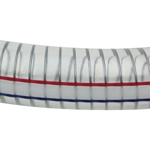 TOYOX 水・油・薬品・エアー用耐圧ホース トヨスプリングホース 内径25mm×外径33mm 長さ50m TS-25-50