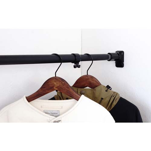 平安伸銅工業 突っ張りパワフルポール マットブラック 特大 幅 170-280cm 耐荷重 30〜8kg RTB-170