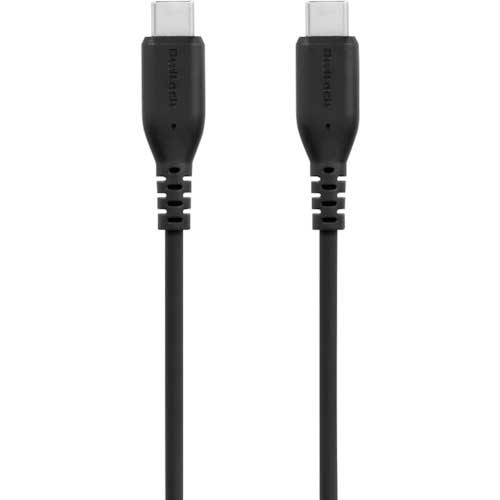 Owltech やわらかくて断線に強い USB2.0 Type-C to C ケーブル 2m PD100W対応 eMarker+Mini-Breaker搭載 OWL-CBKGBCC20-BK