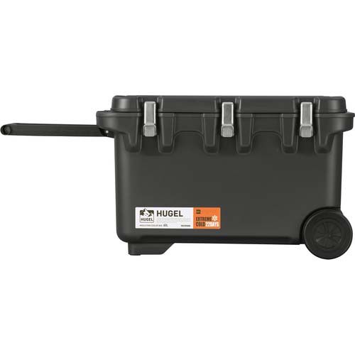 アイリスオーヤマ 201283 HUGEL 真空断熱クーラーボックス チャコールグレー VITC-60-CH