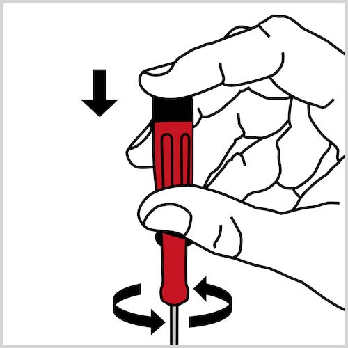 PBスイスツールズ スイスグリップ精密ヘクスローブドライバー 8124.3-40