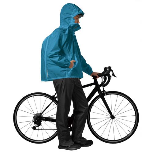 Makku パノラマバッグインレインスーツ スカイブルー LL AS514037
