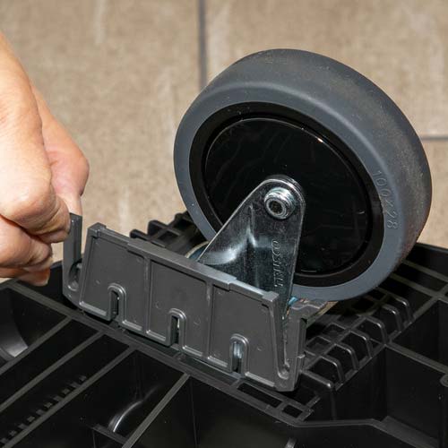 TRUSCO 樹脂台車 カルティオ 780X490 折畳 オリーブドラブ MPK780-OD