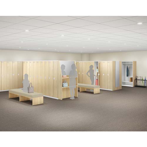 ITOKI ロッカー クローレ1人用 木目ダイヤルタイプ HCE-4511WF-92