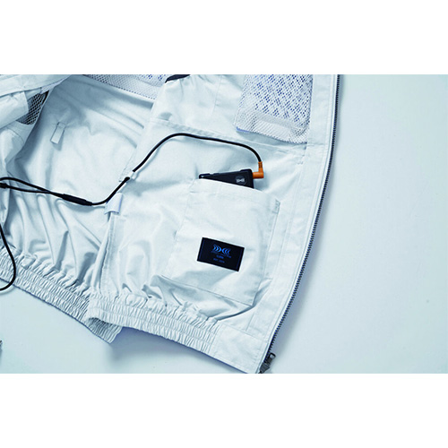 空調服 スペーサー一体型空調服 シルバー 3L KU92130K30S5