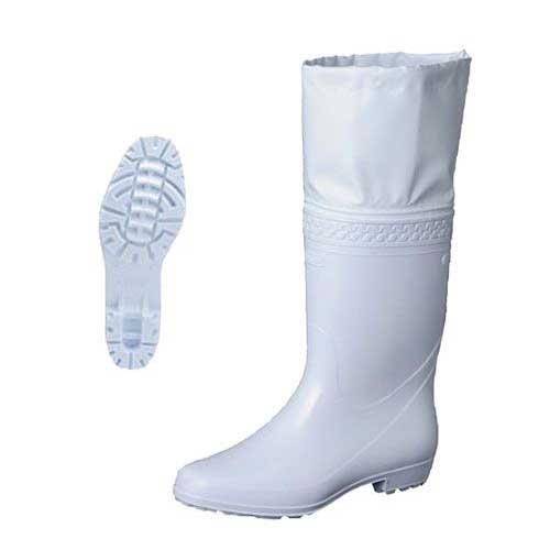 【廃番】弘進ゴム 長靴 ゾナGL 耐油カバー付 白 24.5 GL