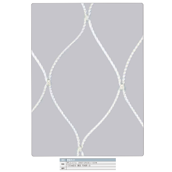 モリリン エステル安全ネット3.2φ 10cm目 5×5m 6枚入 NAW4655