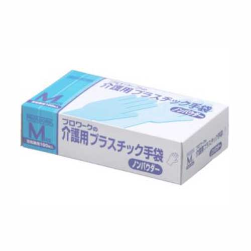 【在庫処分特価】中部物産 プラスチック手袋 ノンパウダー L P-40