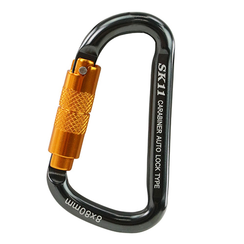 SK11 オートロックカラビナ SALC-880BK