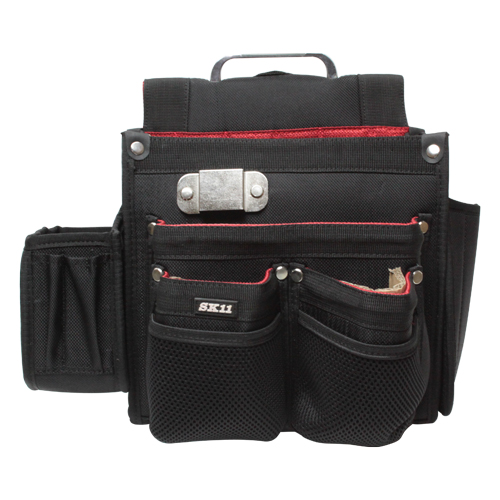 SK11 匠 仮枠大工釘袋 ブラック SC-10