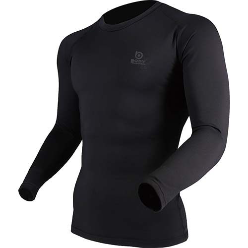 おたふく BTパワーストレッチ サーモデオ クルーネックシャツ LL JW-276