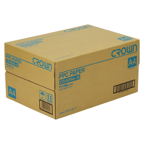 クラウン コピー用紙 A4 1箱 500枚×10冊 CR-KPA4-10-W