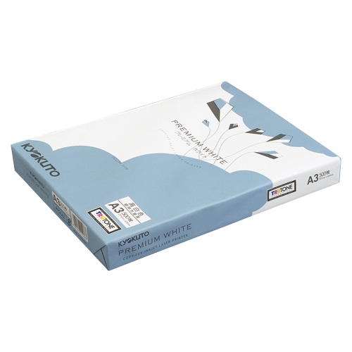 日本ノート(キョクトウ) A3 プレミアムホワイト コピー用紙 500枚 PPCKA3