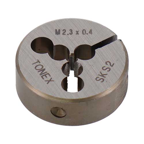 TONEX ねじ切りダイス 外径25mm ねじ径2.3mm×ピッチ0.4mm D2.3