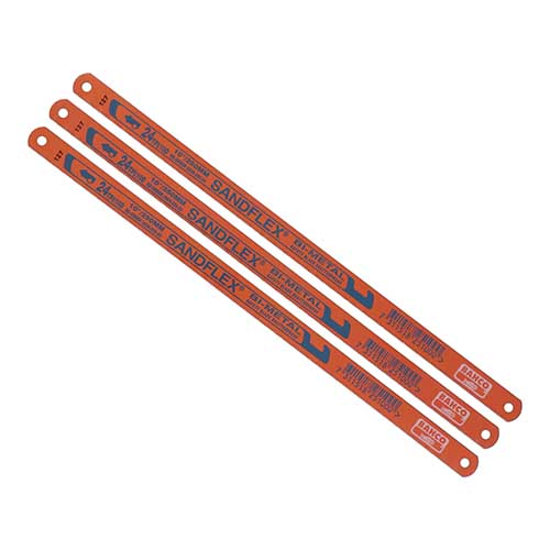 BAHCO 金切鋸替刃 ステンレス鋼・合金鋼・一般金属用 24山 3本入 BC-5