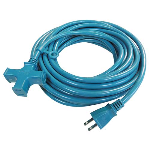 SEIWA トライアングルタップ 10m ブルー VCTM-10MA