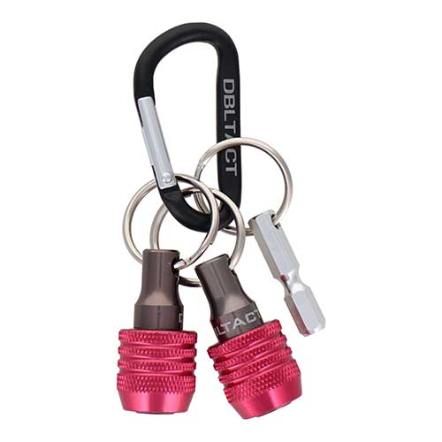 DBLTACT 軽量ビットホルダー2個組 レッド DBH-R2K