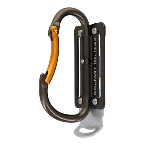 DBLTACT 可動式カラビナ工具差 軽量アルミ ガンメタ DT-ATM-G