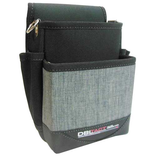 DBLTACT 2段腰袋 杢グレー DTM-02S-GL
