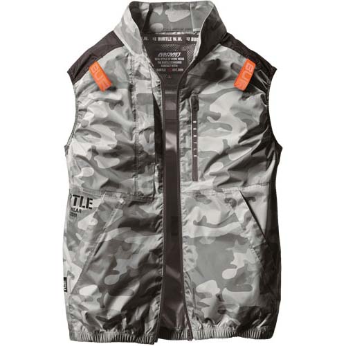 【廃番】バートル ACベスト M カモフラホワイト AC2014-58-M