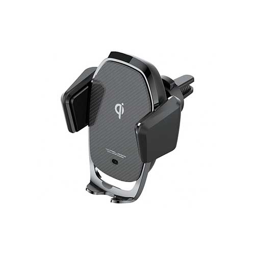 カシムラ ワイヤレス充電器 QI自動開閉ホルダー 手帳対応 キャパシタ付 エアコン取り付け KW-37