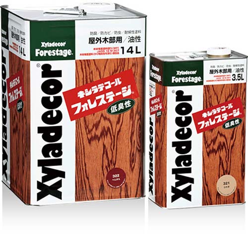 大阪ガスケミカル キシラデコールフォレステージ(業務用) べんがら 3.5L #322
