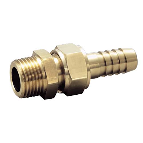 FLOBAL 黄銅製ホースジョイント GHJ-0206 1/4×6