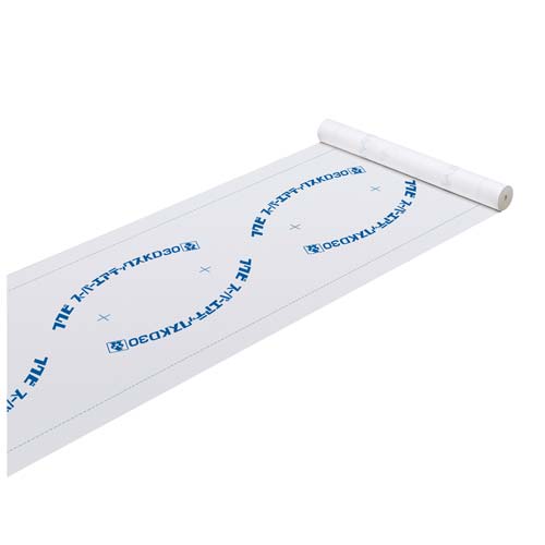 フクビ 透湿防水シート スーパーエアテックス 1100mm×50m×0.2mm 2巻入 KD30 1.1-01