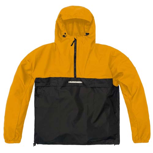 【9月再入荷予定】HUMMER 超はっ水アノラック イエロー M HM-W6