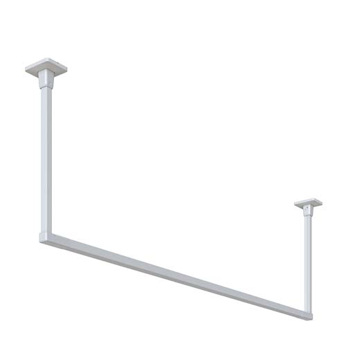 川口技研 ホスクリーンBAR型 ホワイト H600mm×W1820mm BAR1-6018-W