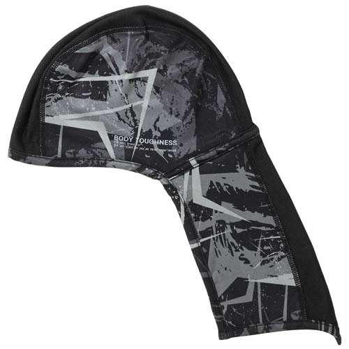 【2025年度完売】おたふく BT冷感・消臭 パワーストレッチ カバー付 ヘッドキャップ 84.カモフラ×ブラック フリー JW-613