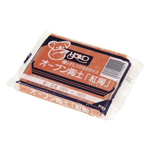 ヤコ オーブン陶土(紅陶)400g 27049