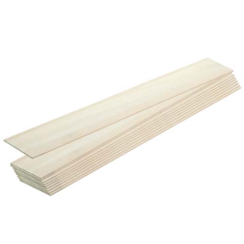 アーテック ATバルサ材 3×80×600mm 10枚組 45078