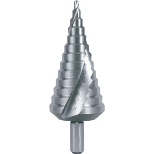 RUKO 2枚刃スパイラルステップドリル 39mm ハイス 101056