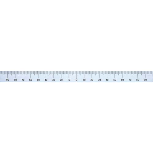 シンワ セッティングメジャー マシンスケール200mm 上段左右振分目盛 穴無 14142