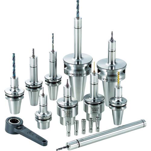 ユキワ BTシャンク用ツーリング工具 スマートチャック シャンク15T 把握径1〜4mm L35mm 15T-SMC4-35