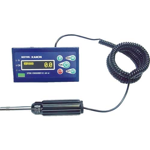 【廃番】カノン トルクレンチ(デジタル式) 無線対応デジタルトルクドライバ- トルク調整範囲1〜10N・m DTDK-CN500REV-B