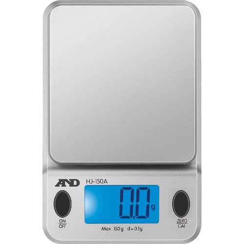 A&D デジタルはかり コンパクトスケール HJ150A 最小表示0.1g