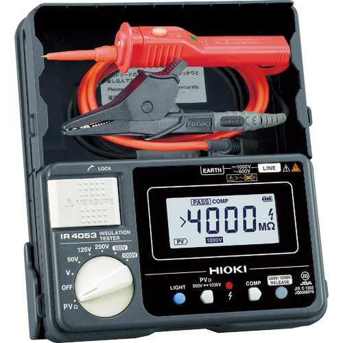 HIOKI 太陽光発電システム用絶縁抵抗計 IR4053-11