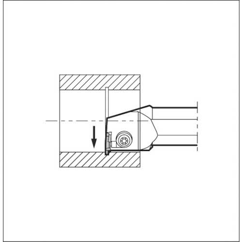【廃番】京セラ 内径浅溝入れ加工用ホルダ KIGBA KIGBAR4032-22