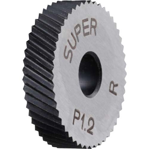 SUPER 切削ローレット駒(小径アヤ目用)ピッチ:0.7 外径A:9.5 KNCD0907